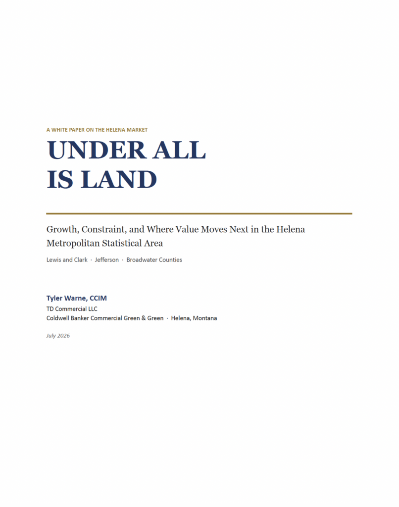 Under all is Land, Helena MT